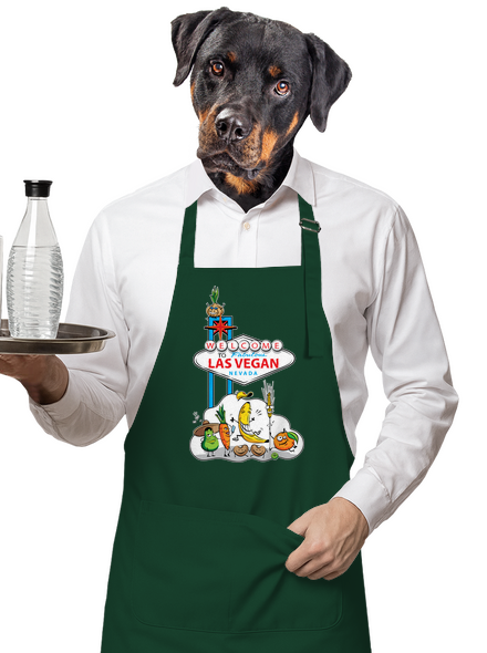 Las Vegan zástera Bottle Green