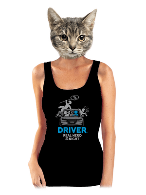 Driver dámske tielko klasické Black