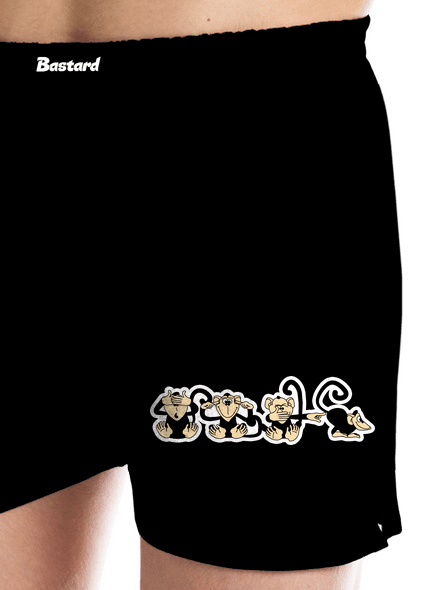Opica pánske trenky Black