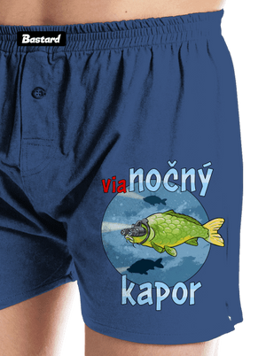 Vianočný kapor pánske trenky Blue