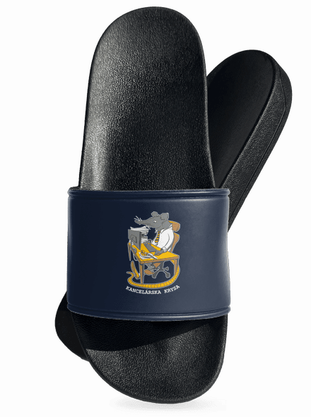 Kancelárska krysa šľapky Navy