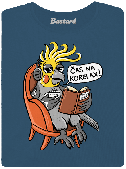 Korelax dámske tričko prémium Petrol Blue