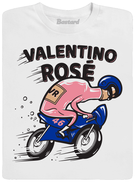 Valentino Rosé pánske dlhý rukáv White