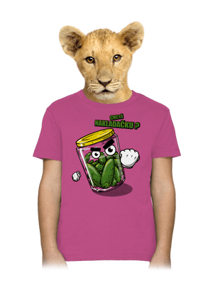 Nakladačka detské tričko Fuchsia