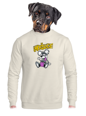 unisex mikina bez kapucne