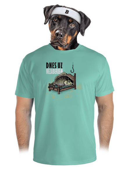 Dnes už nezaberiem pánske športové tričko Mint Mal