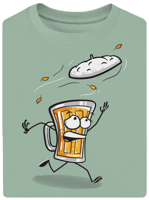 Čiapka unisex tričko oversized Sage