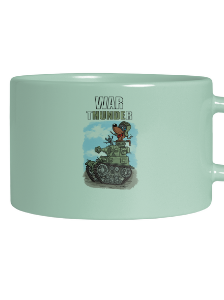 War Hunde hrnček makronka Mint Macaron