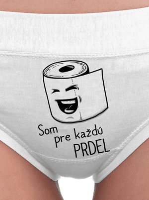 Prdel dámske nohavičky White