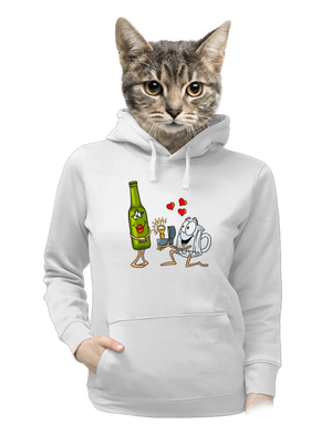 dámska mikina klokanka