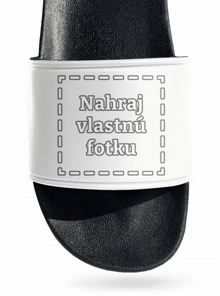 Vlastná potlač šľapky White