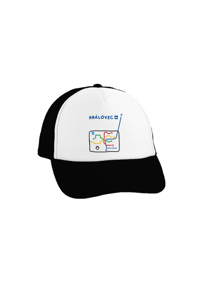 Metro Královec šiltovka truckerka Black cap