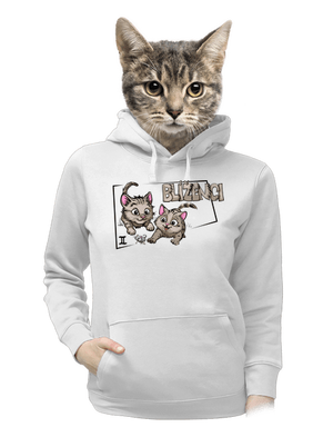 dámska mikina klokanka