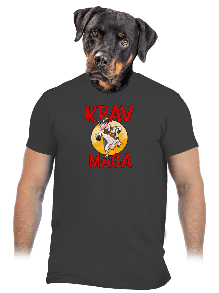 Krav Maga pánske tričko Dark Grey