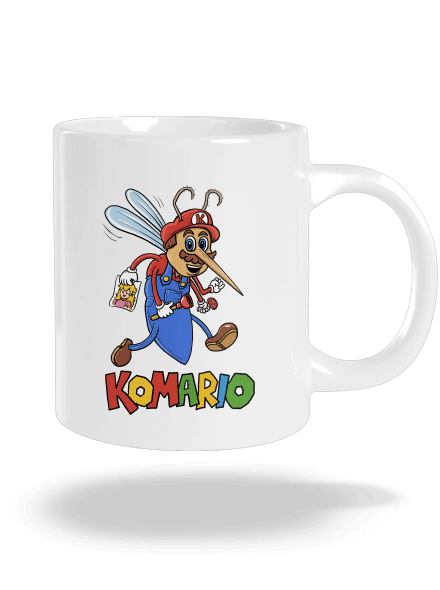 Komario veľký hrnček White