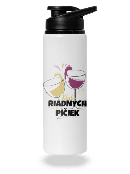 Klub riadnych pičiek flaša na vodu White