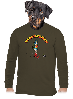 Vandrwoman pánske dlhý rukáv Urban Khaki