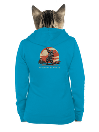 dámska mikina na zips