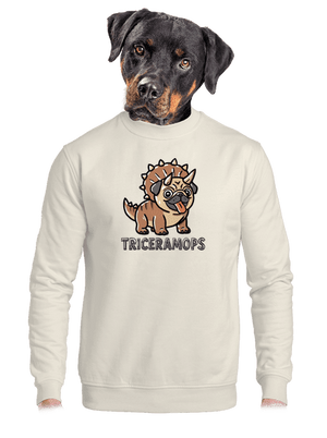 unisex mikina bez kapucne