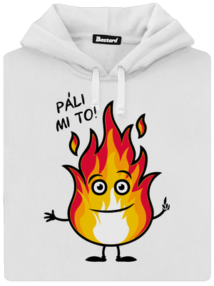 Páli mi to dámska mikina klokanka White