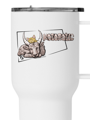 Mačací horoskop: Kozorožec termohrnček White