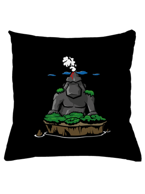 Ostrov Skalnatá Gorila vankúš Black