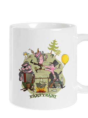 Pártyzáni klasický hrnček White