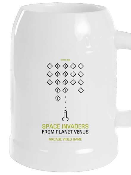 Space Invaders polliter White