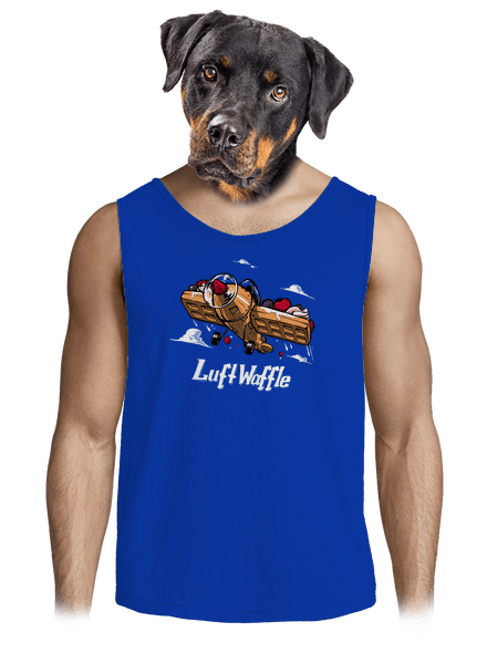Luftwaffle pánske tielko Royal Blue