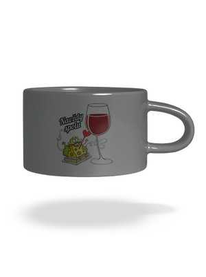 Navždy spolu hrnček makronka Grey Macaron