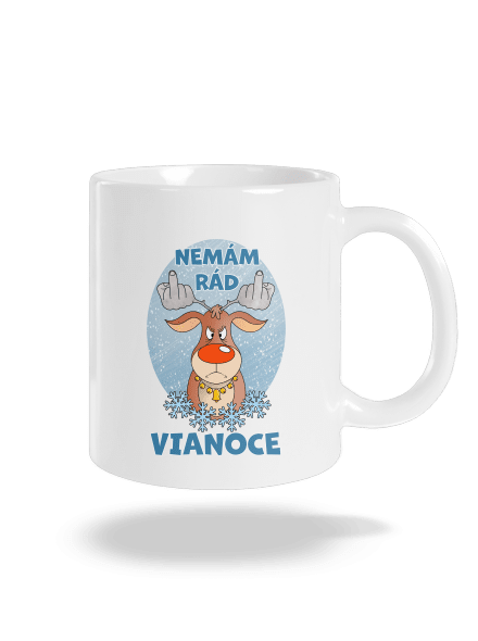 Nemám rád Vianoce klasický hrnček White