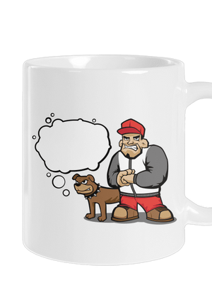 Nehryzem klasický hrnček White