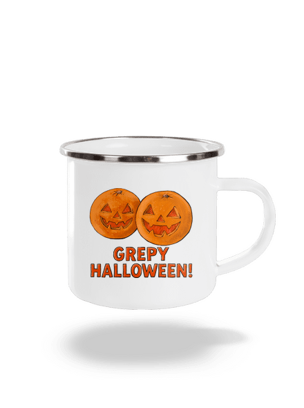 Grepy Halloween plecháčik White