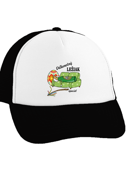 Veľkonočný ležiak šiltovka truckerka Black cap