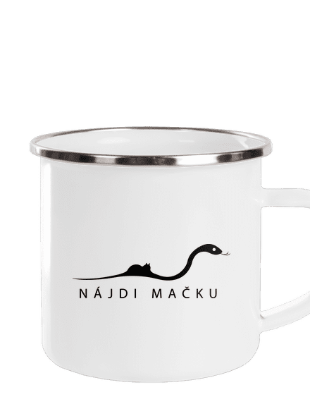 Nájdi mačku plecháčik White