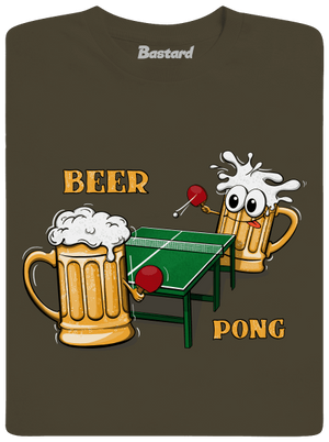 Beer pong pánske dlhý rukáv Urban Khaki