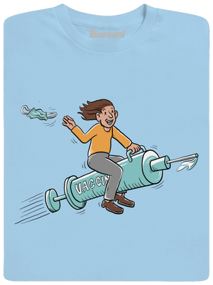 Oslobodenie pánske tričko Sky Blue