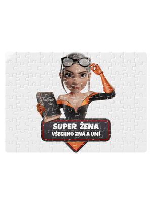 Super mama puzzle White
