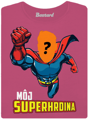 Môj superhrdina dámske tričko prémium Magenta