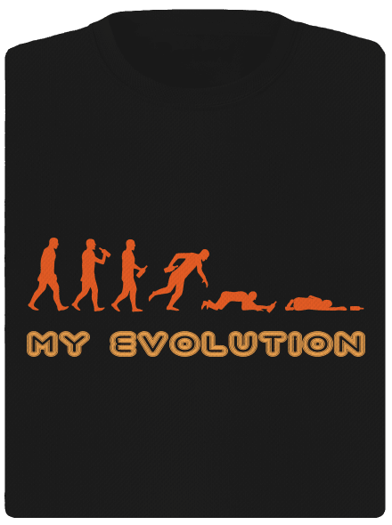 My evolution dámske športové tričko Black