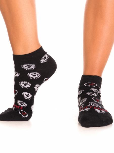 Čierna ovca kotníkové ponožky