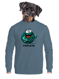 unisex mikina bez kapucne