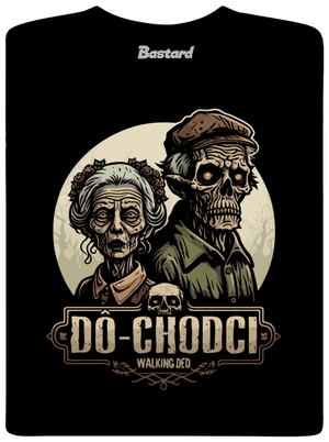 Dô-chodci pánske tričko Black