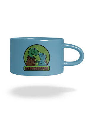 Armageddon hrnček makronka Blue Macaron