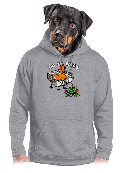 Wago svorka pánska mikina klokanka Light Melange