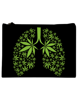 Ganja pľúca taštička Black