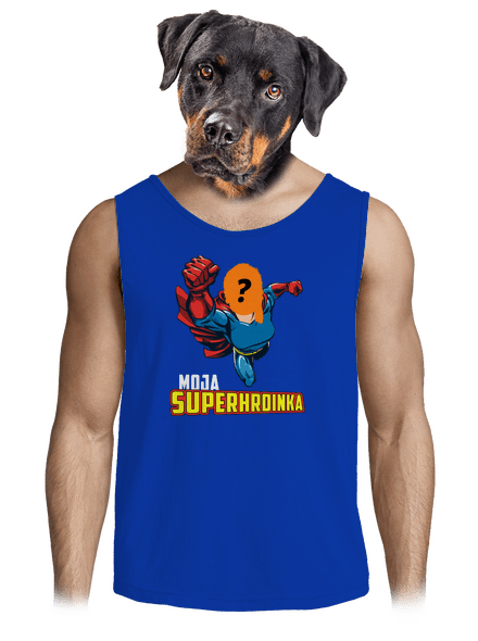 Moja superhrdinka pánske tielko Royal Blue