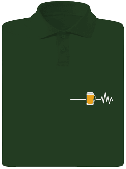 Beer help pánska polokošeľa Bottle Green Mal
