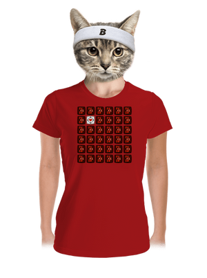 Pexeso dámske športové tričko Red Mal