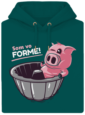 Vo forme unisex mikina premium Emerald Green